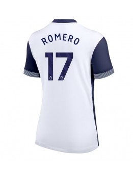 Billige Tottenham Hotspur Cristian Romero #17 Hjemmedrakt Dame 2024-25 Kortermet